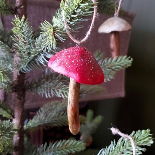 逼真圣诞蘑菇装饰品手工制作教程-第7张图片-趣作屋