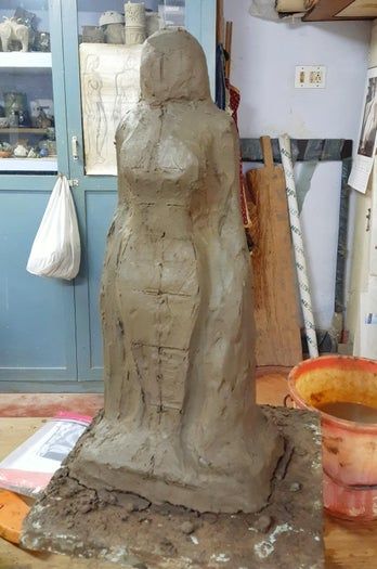 希腊战士陶土雕塑制作全流程指南-第15张图片-趣作屋