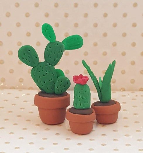 软陶手工制作微型多肉植物教程-第1张图片-趣作屋