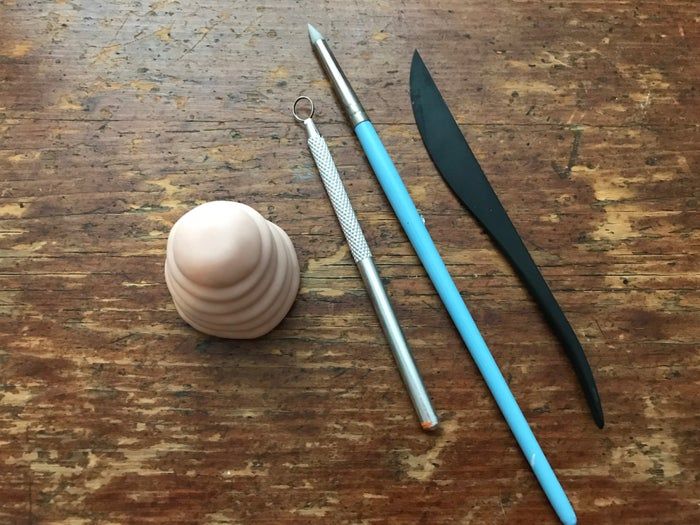 聚合物粘土手作蜂巢花器教程：空气凤梨支架DIY全攻略-第7张图片-趣作屋