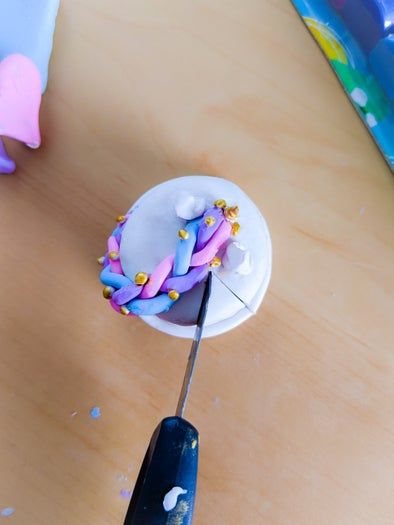 彩虹黏土蛋糕DIY教程-手工制作迷你创意摆件-第23张图片-趣作屋 彩虹黏土蛋糕DIY教程-手工制作迷你创意摆件-第23张图片-趣作屋