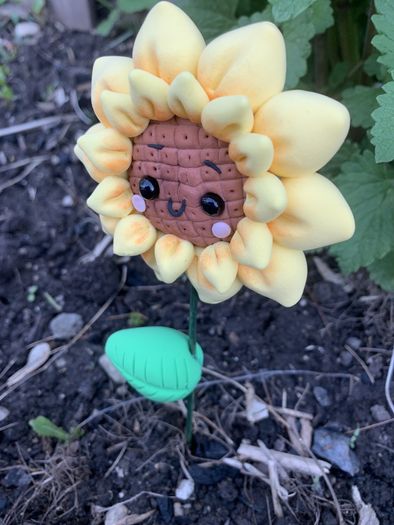 母亲节亲子手工：泡沫黏土向日葵制作教程-第17张图片-趣作屋