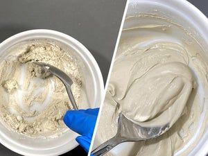 仿生绿叶马赛克制作教程：亚克力模板与空气粘土工艺-第19张图片-趣作屋