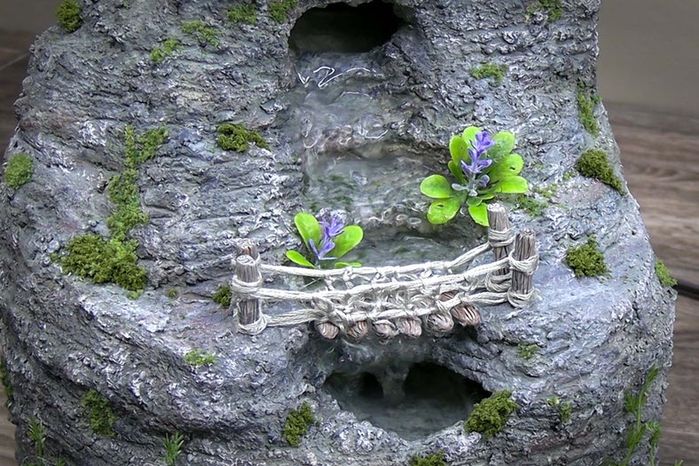 水泥喷泉绳索桥制作教程-第2张图片-趣作屋