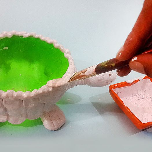 低成本旧物改造幸运龟手工艺品DIY教程-第6张图片-趣作屋