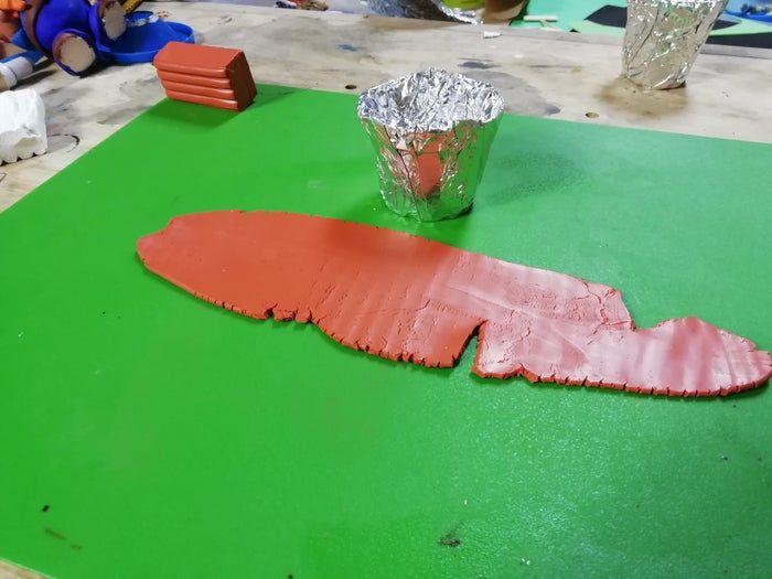 软陶笑脸花盆DIY教程：个性化小型植物花盆制作方法-第6张图片-趣作屋