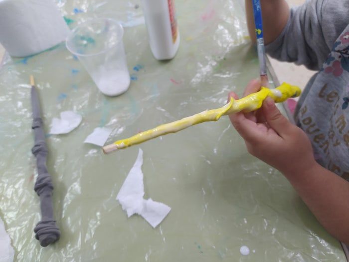 魔法棒手工制作教程-4-12岁儿童创意早教活动-第10张图片-趣作屋