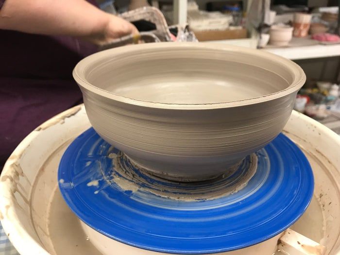 电动陶轮制作小型陶碗全流程教程-第33张图片-趣作屋