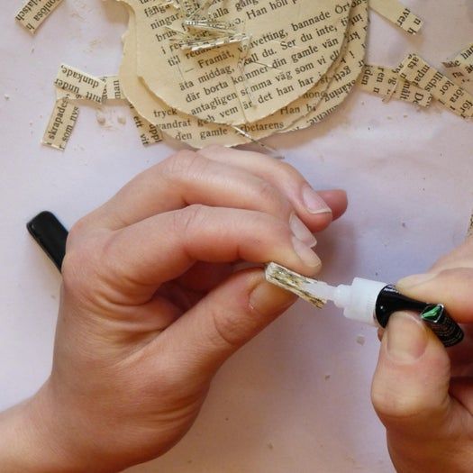 旧书改造书虫微缩场景装饰阅读角制作教程-第17张图片-趣作屋