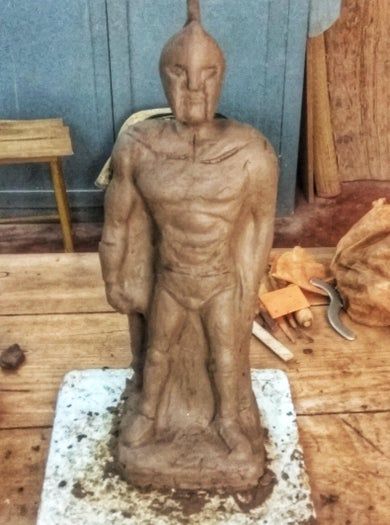 希腊战士陶土雕塑制作全流程指南-第31张图片-趣作屋