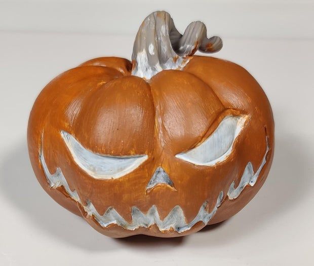 万圣节自制迷你南瓜灯教程-聚合物粘土手作指南-第18张图片-趣作屋