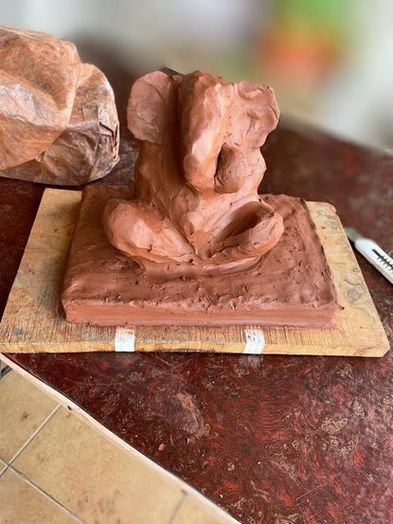 环保黏土自制象头神雕塑教程-第8张图片-趣作屋