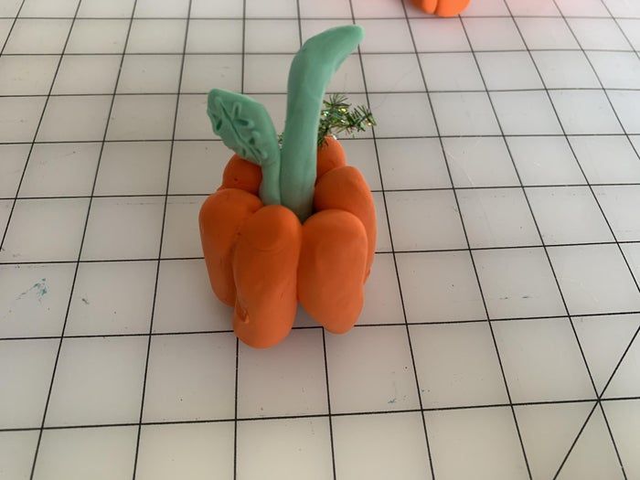 简易粘土南瓜造型制作教程-第18张图片-趣作屋