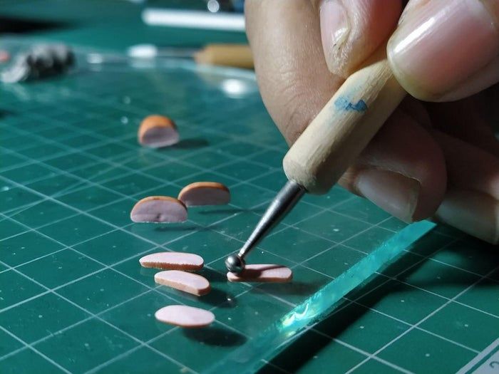 自制黏土微缩拉面碗教程-低成本DIY步骤详解-第6张图片-趣作屋