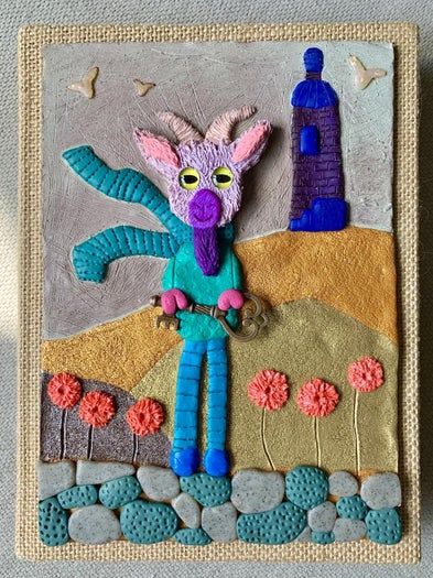 低成本手工粘土笔记本封面制作教程-第16张图片-趣作屋