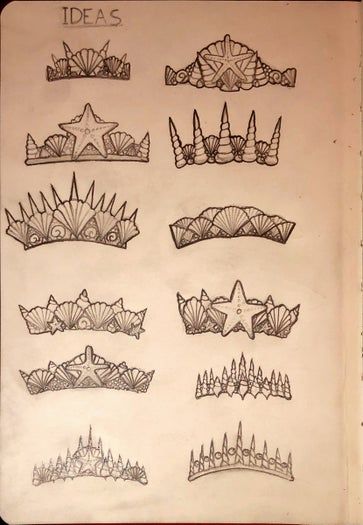 手工制作美人鱼皇冠教程：软陶造型技巧与步骤-第4张图片-趣作屋