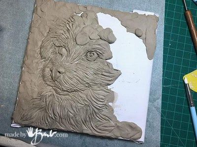 混凝土宠物纪念牌DIY教程-永恒纪念品制作指南-第7张图片-趣作屋