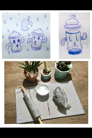 《集合啦！动物森友会》Gyroid陶罐手工制作教程-第5张图片-趣作屋