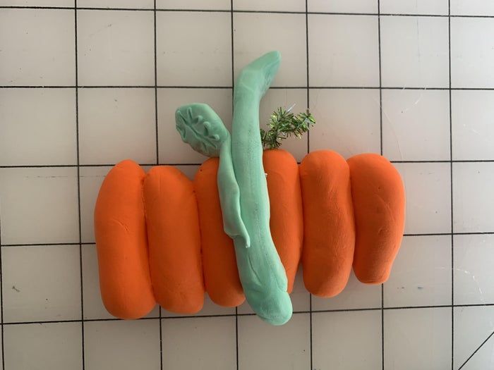 简易粘土南瓜造型制作教程-第17张图片-趣作屋