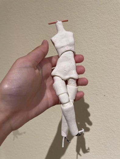 自制球形关节可动人偶教程:风干粘土与弹力绳的创意制作-第1张图片-趣作屋 自制球形关节可动人偶教程:风干粘土与弹力绳的创意制作-第1张图片-趣作屋