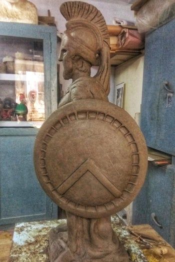希腊战士陶土雕塑制作全流程指南-第30张图片-趣作屋