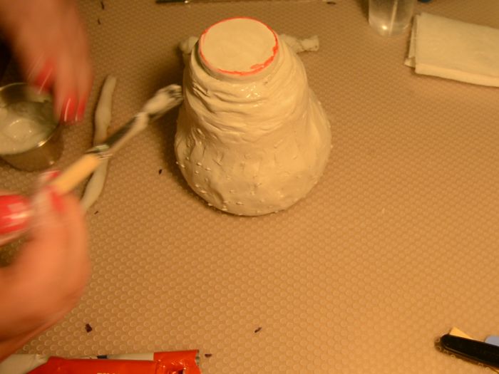 草莓造型花盆手工制作教程:风干黏土DIY创意容器-第14张图片-趣作屋 草莓造型花盆手工制作教程:风干黏土DIY创意容器-第14张图片-趣作屋