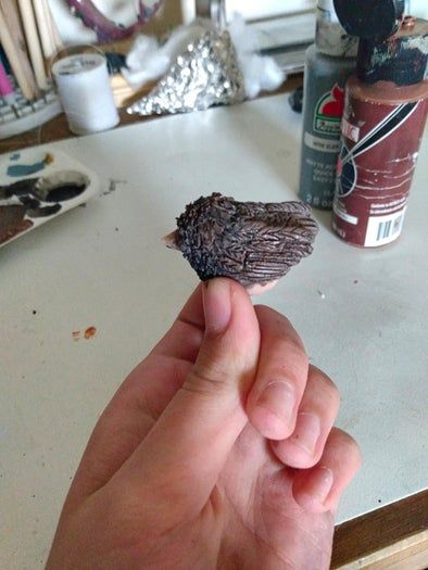 创意缝叶莺鸟巢手工制作教程-第23张图片-趣作屋