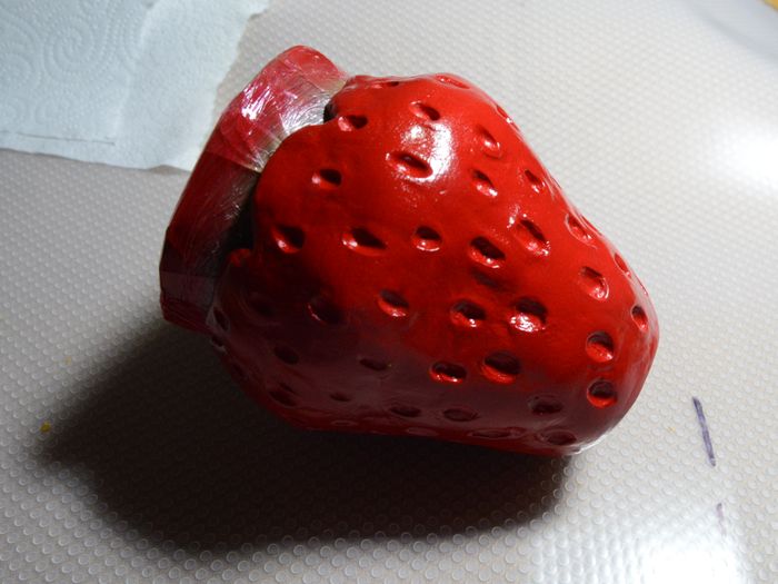 草莓造型花盆手工制作教程:风干黏土DIY创意容器-第28张图片-趣作屋 草莓造型花盆手工制作教程:风干黏土DIY创意容器-第28张图片-趣作屋