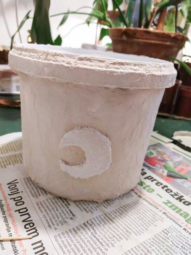 波西米亚风悬挂花盆改造教程-旧塑料花盆变身艺术品-第5张图片-趣作屋