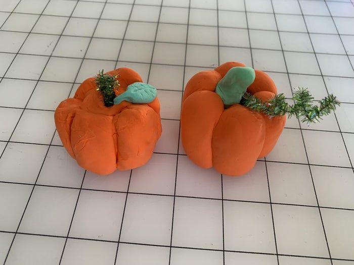 简易粘土南瓜造型制作教程-第3张图片-趣作屋