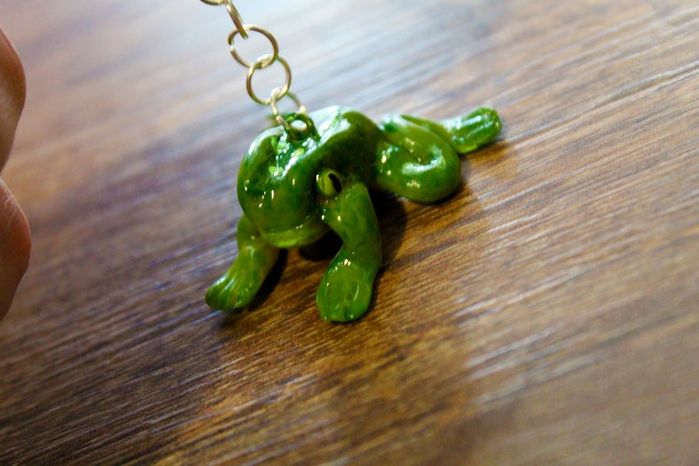 简单青蛙钥匙链手工制作教程-第2张图片-趣作屋 简单青蛙钥匙链手工制作教程-第2张图片-趣作屋