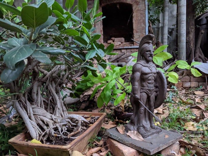 希腊战士陶土雕塑制作全流程指南-第41张图片-趣作屋