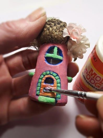 低成本微缩精灵小屋制作教程-回收材料DIY-第22张图片-趣作屋