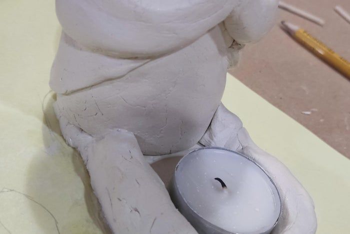 塞尔达传说海利亚女神像烛台手工制作教程-第20张图片-趣作屋