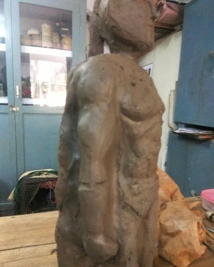 希腊战士陶土雕塑制作全流程指南-第22张图片-趣作屋