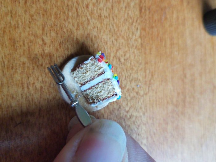 低成本自制逼真微型蛋糕模型教程-第25张图片-趣作屋