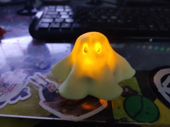 万圣节DIY小幽灵电子蜡烛制作教程-第11张图片-趣作屋 万圣节DIY小幽灵电子蜡烛制作教程-第11张图片-趣作屋