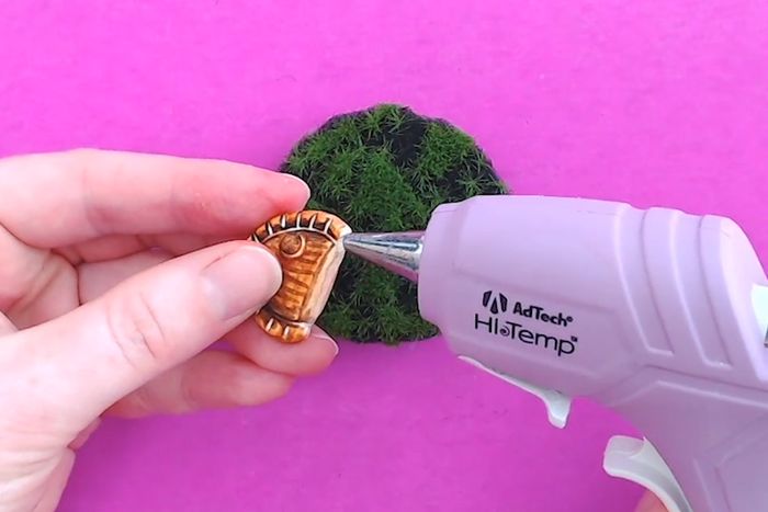 空气干燥粘土制作迷你精灵花园教程-第27张图片-趣作屋