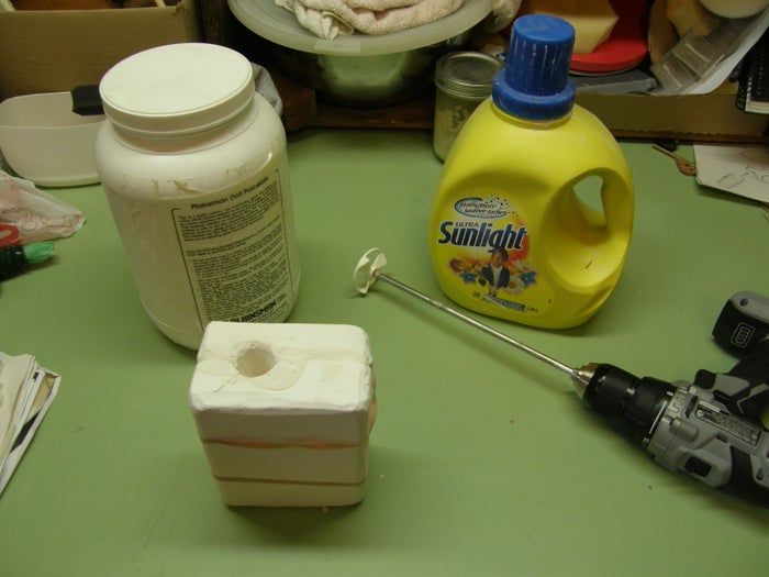 自制蜡模射线枪教程：石膏模具与高温烧制全流程-第17张图片-趣作屋