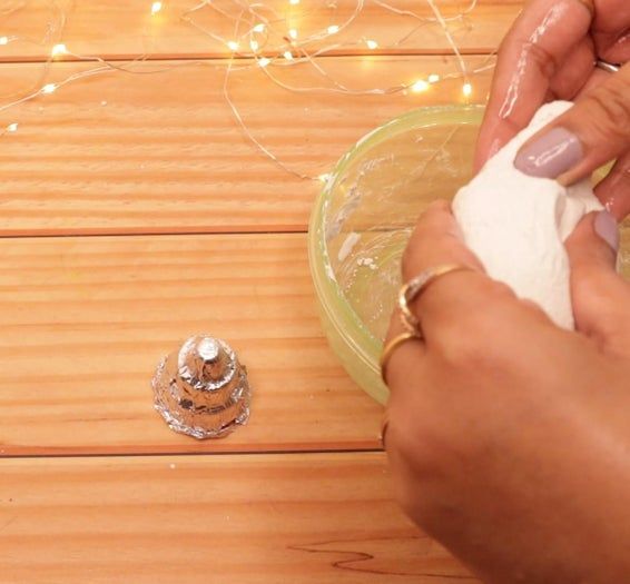 低成本自制拉贾斯坦风格壁饰教程-废弃材料DIY-第8张图片-趣作屋