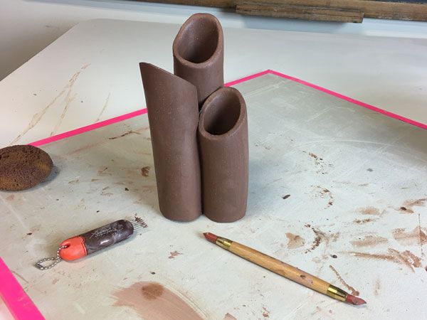 陶艺挤出成型花器制作教程-第11张图片-趣作屋 陶艺挤出成型花器制作教程-第11张图片-趣作屋