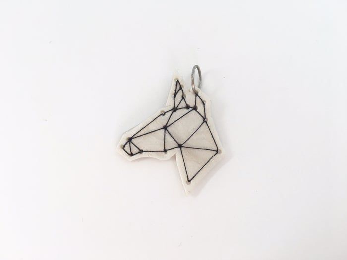 低成本软陶多边形项链DIY教程-第9张图片-趣作屋