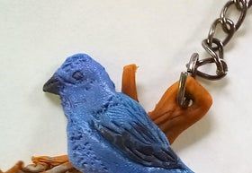 靛蓝雀鸟巢项链手工制作教程-第27张图片-趣作屋