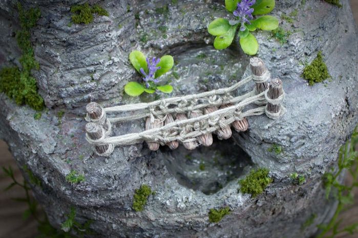 水泥喷泉绳索桥制作教程-第1张图片-趣作屋