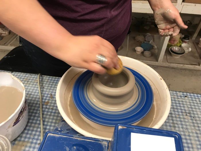 电动陶轮制作小型陶碗全流程教程-第21张图片-趣作屋
