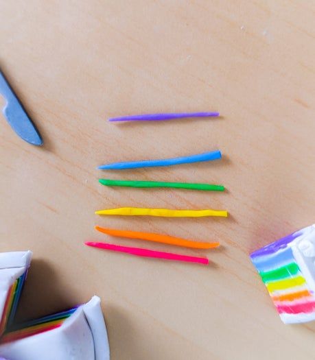 彩虹黏土蛋糕DIY教程-手工制作迷你创意摆件-第24张图片-趣作屋 彩虹黏土蛋糕DIY教程-手工制作迷你创意摆件-第24张图片-趣作屋