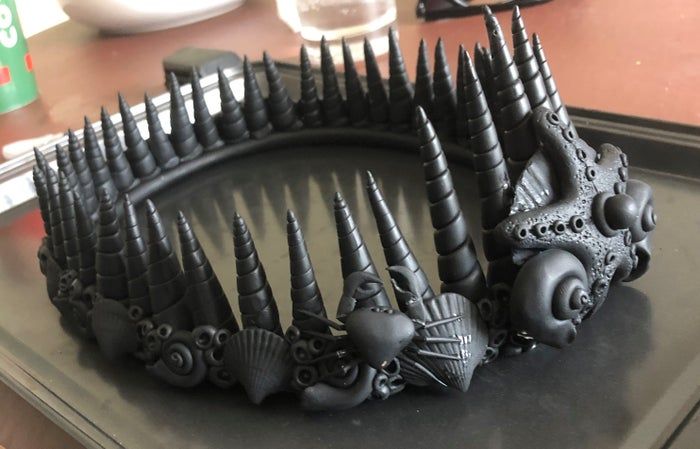 手工制作美人鱼皇冠教程：软陶造型技巧与步骤-第30张图片-趣作屋