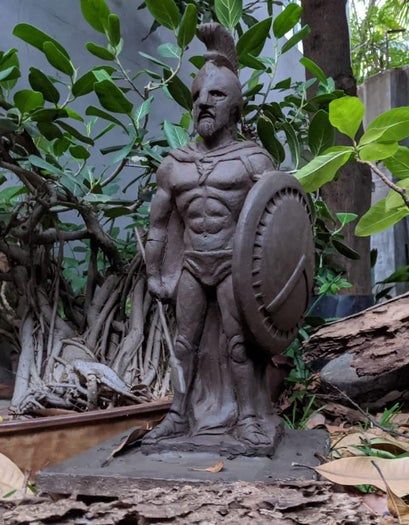 希腊战士陶土雕塑制作全流程指南-第2张图片-趣作屋