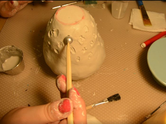 草莓造型花盆手工制作教程:风干黏土DIY创意容器-第21张图片-趣作屋 草莓造型花盆手工制作教程:风干黏土DIY创意容器-第21张图片-趣作屋