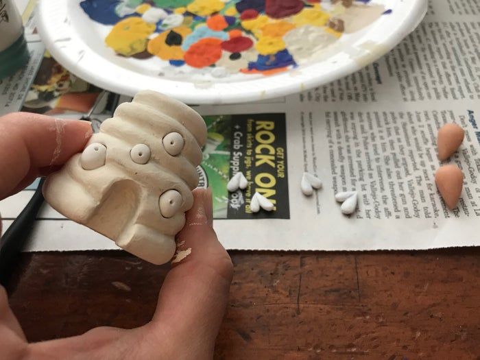 聚合物粘土手作蜂巢花器教程：空气凤梨支架DIY全攻略-第18张图片-趣作屋